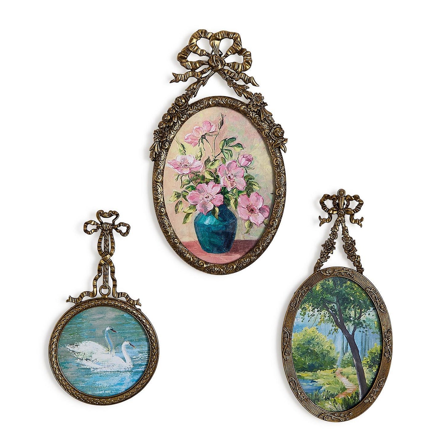 Antique Bow Hanging Frame Collection