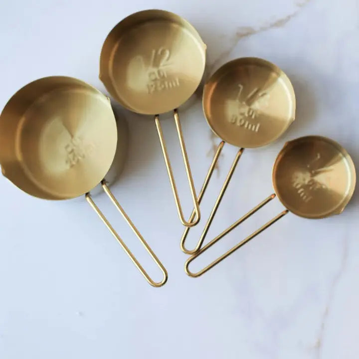 Gold Measuring Cup Set