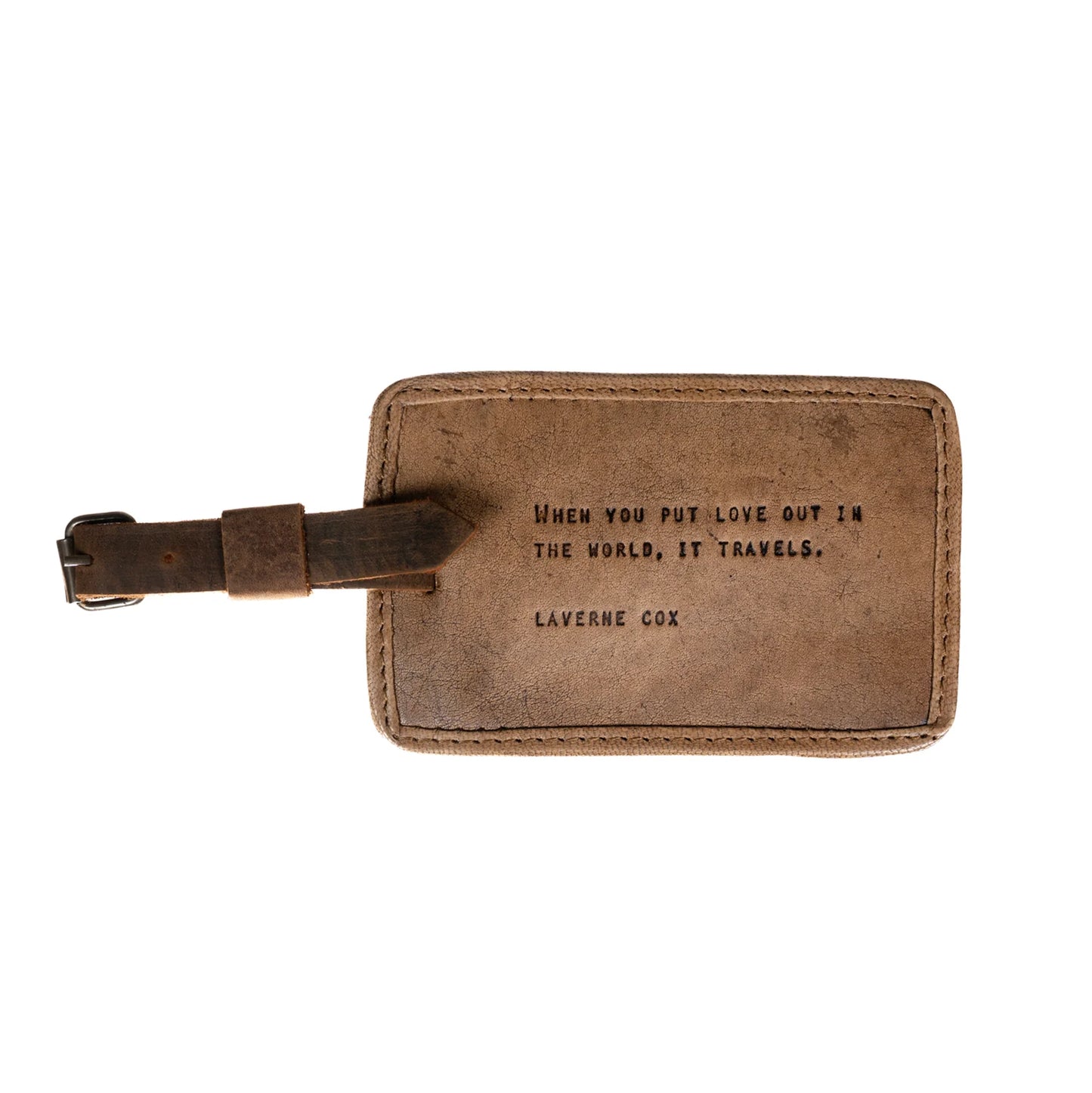 Leather Luggage Tag