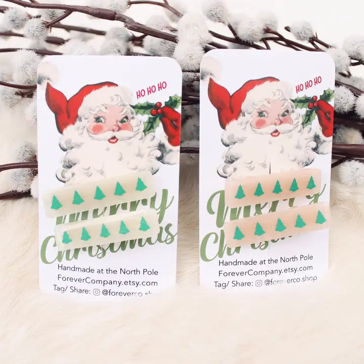 Christmas Tree Holiday Hair Clip