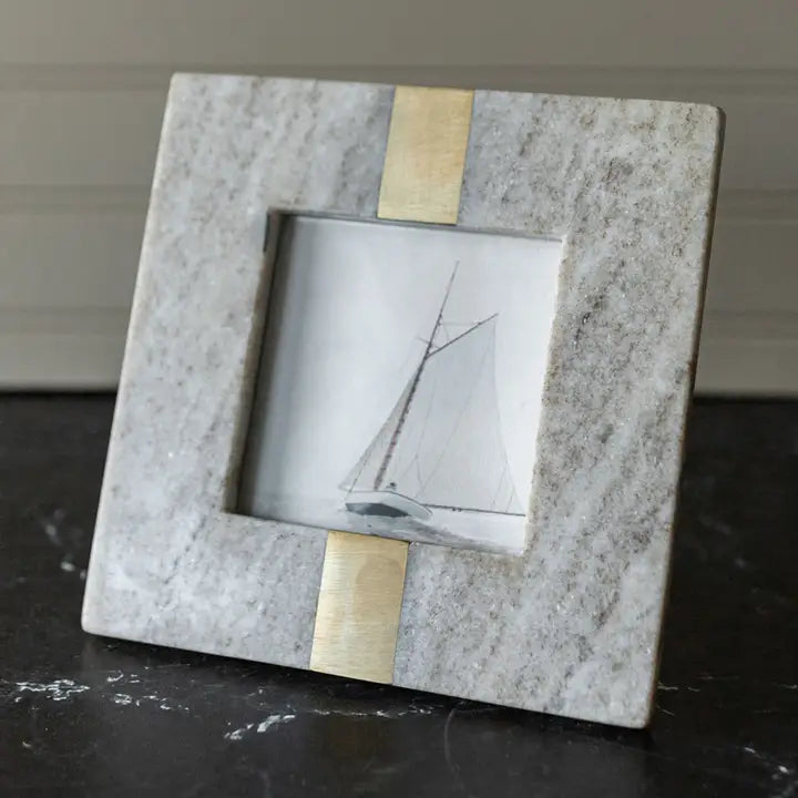 Beige Marble Frame 4x4