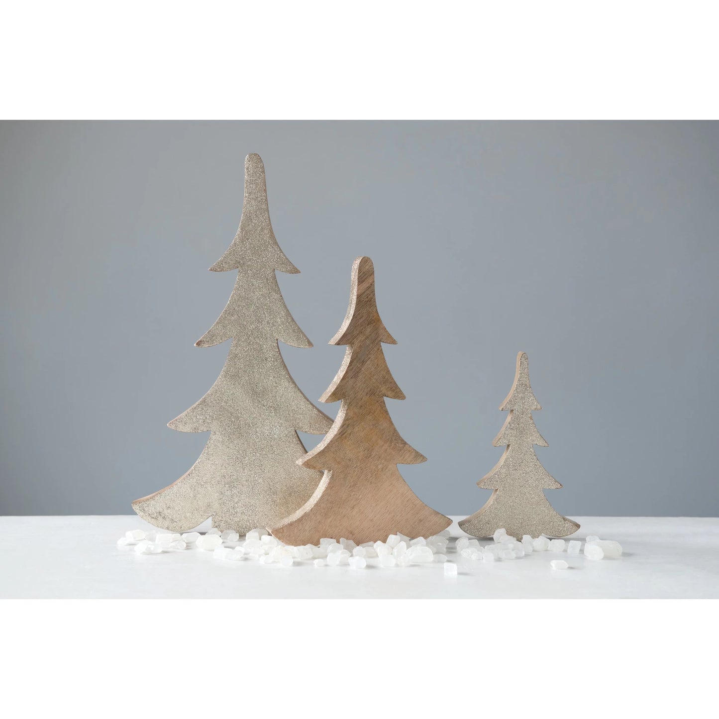 Wooden Glitter Trees