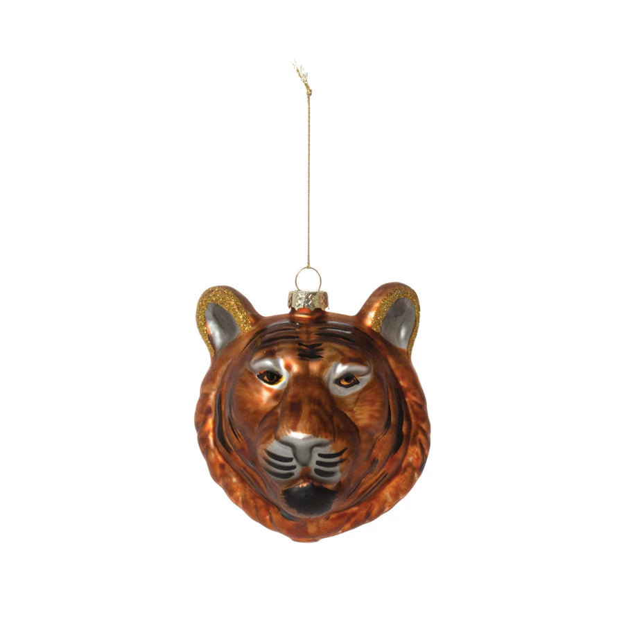 Tiger Head Ornament