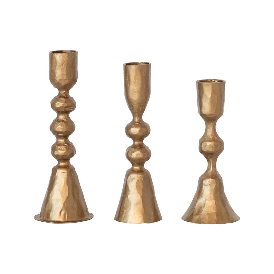 Radiant Brass Tapers