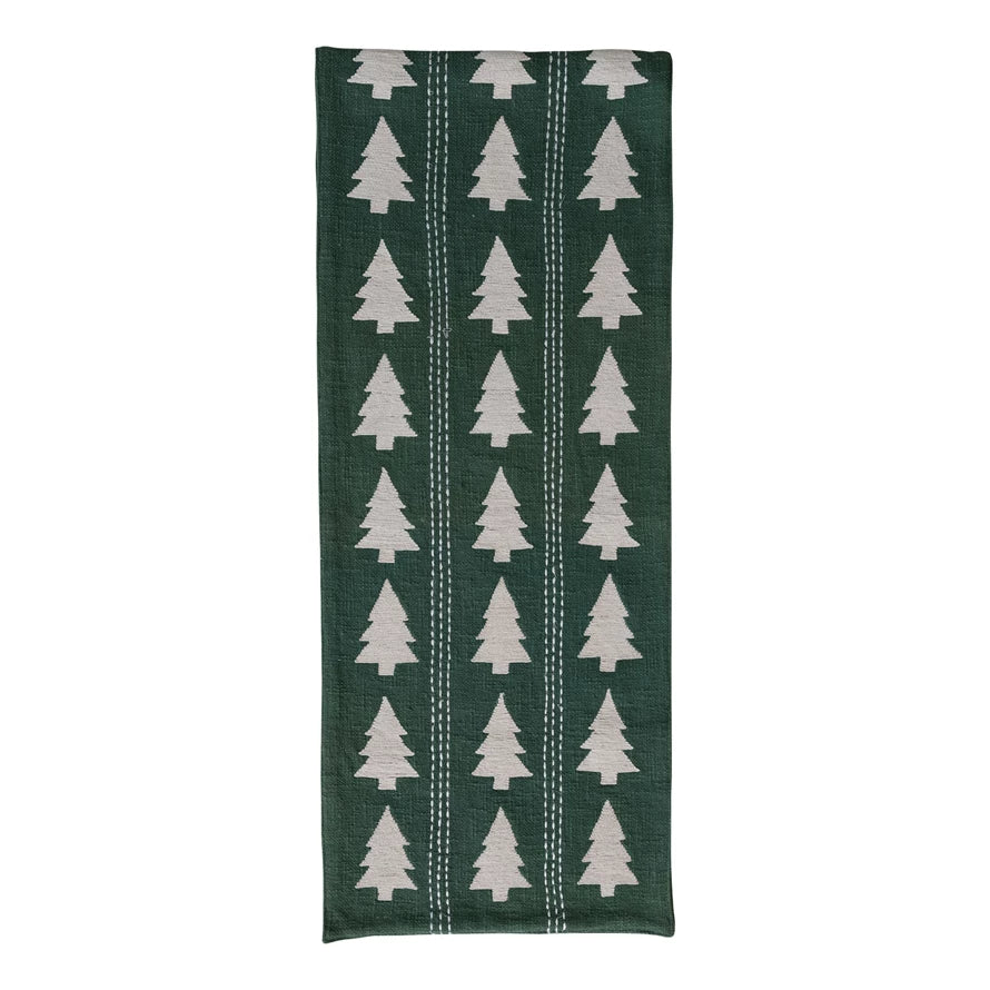 Tree Table Runner Green
