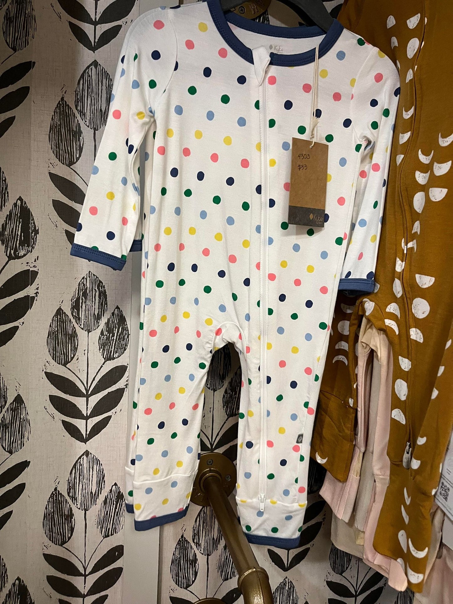 Kyte Baby Romper Polkadots