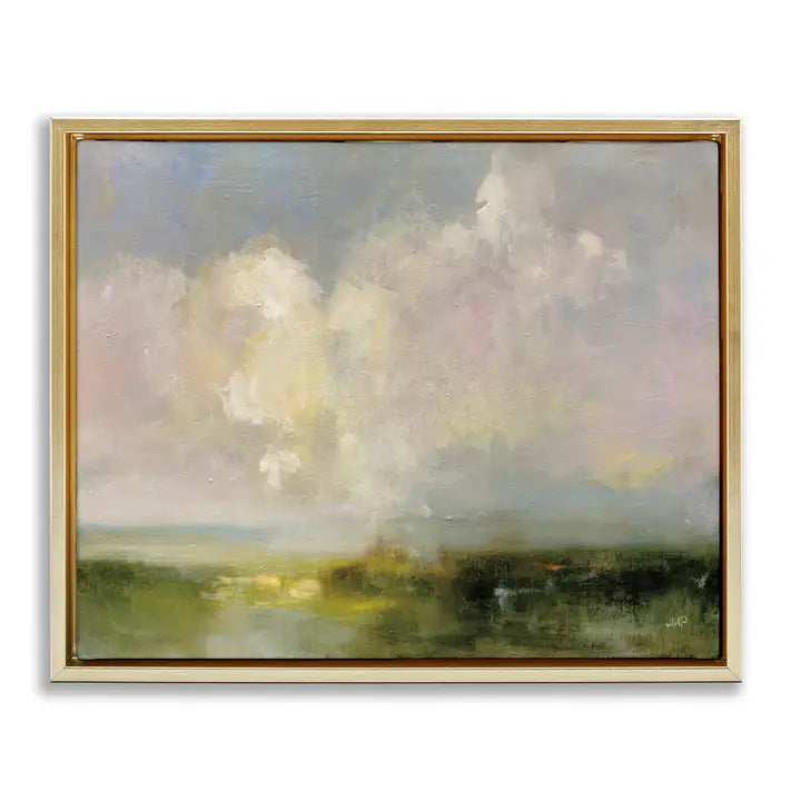Cloud Landscape Gold Framed Art