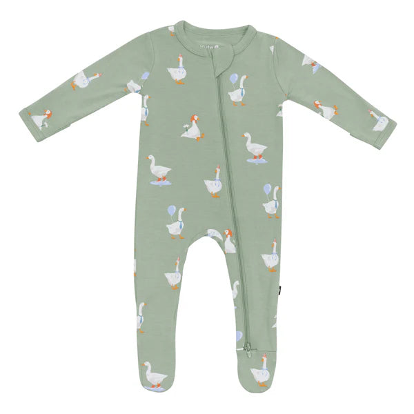Kyte Baby SILLY GOOSE Zippered Footie