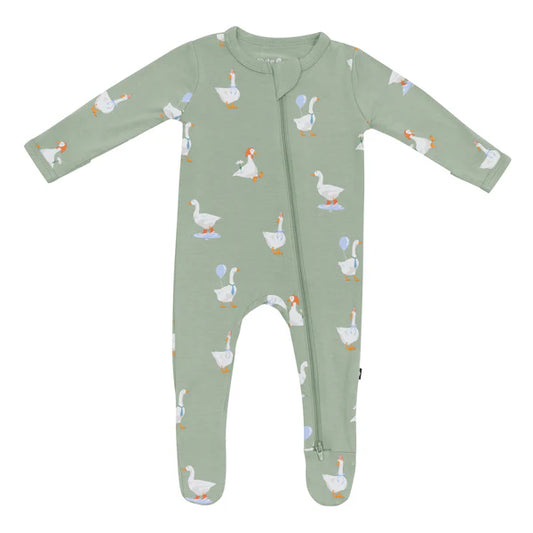 Kyte Baby SILLY GOOSE Zippered Footie