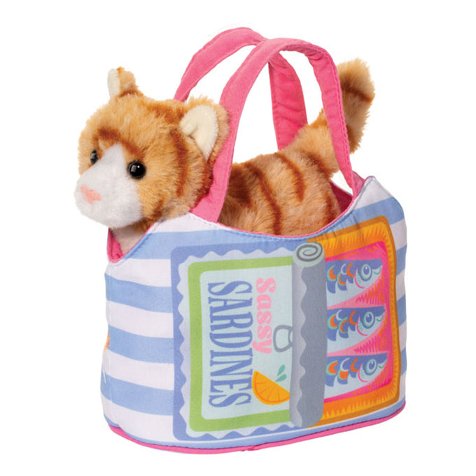 Sardine Sak with Orange Stripe Cat