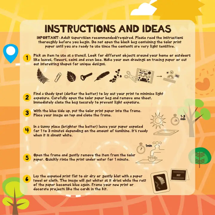 Outdoor Discovery Solar Print Kit