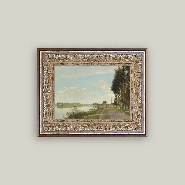 Riverside Walk Framed Art