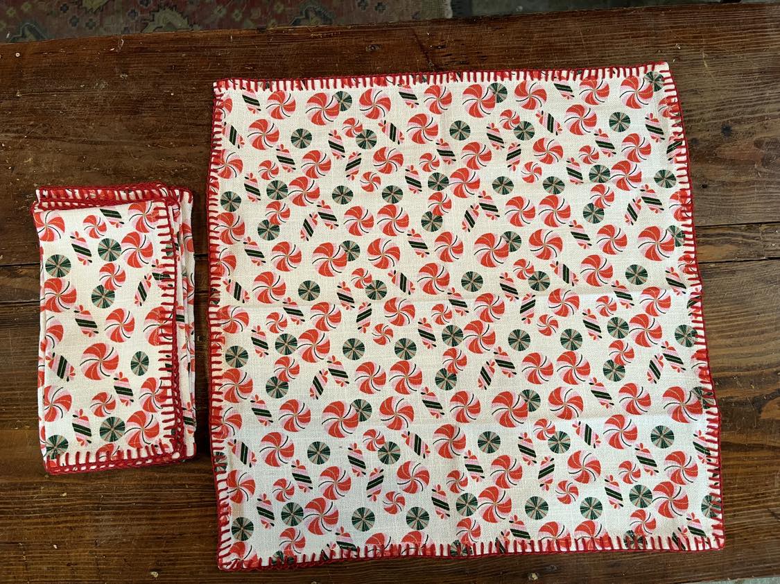 Peppermint Napkin Set