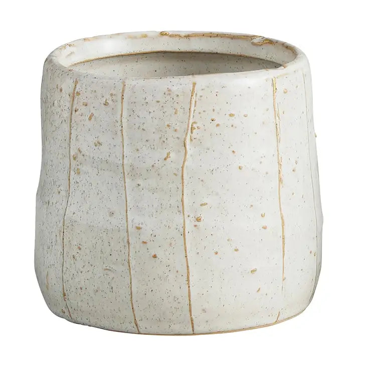 Striped and Speckled Pot