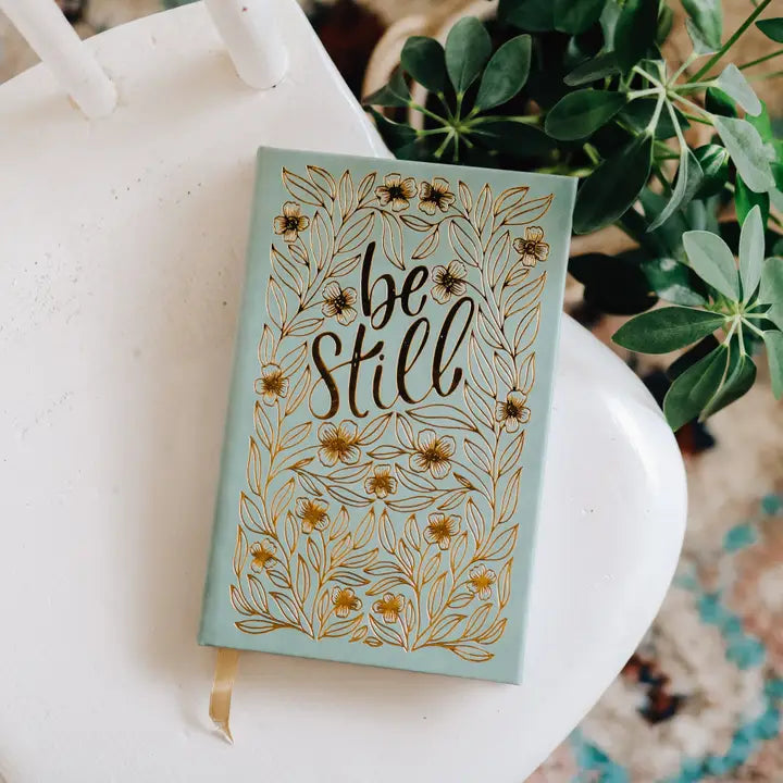 Be Still Journal Gold Foil