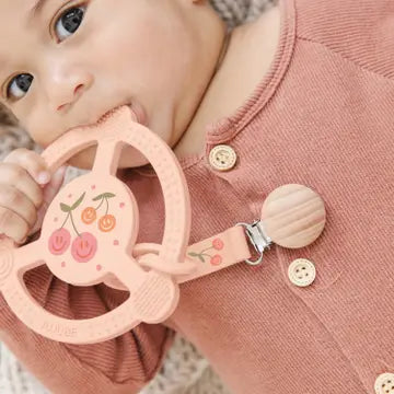 Teether Ring with Detachable Clip