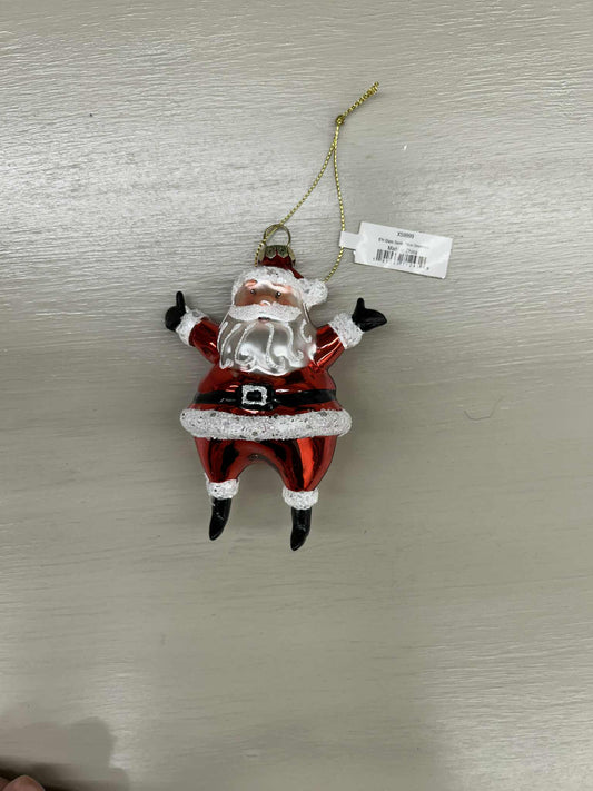 Glass Santa Claus Ornament