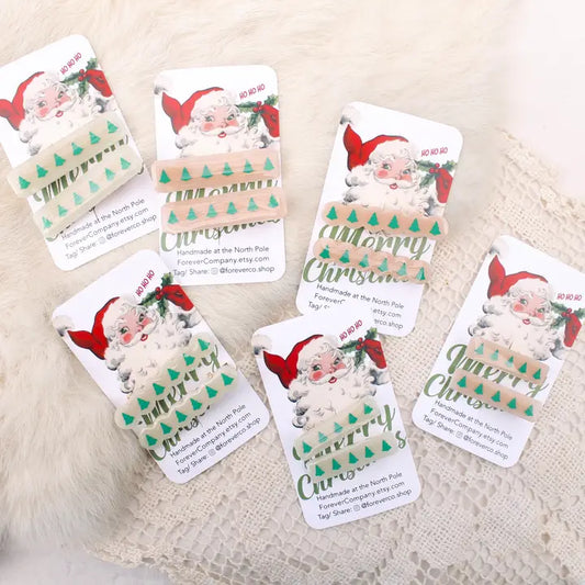 Christmas Tree Holiday Hair Clip