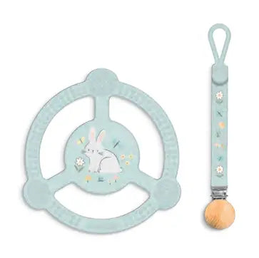 Teether Ring with Detachable Clip