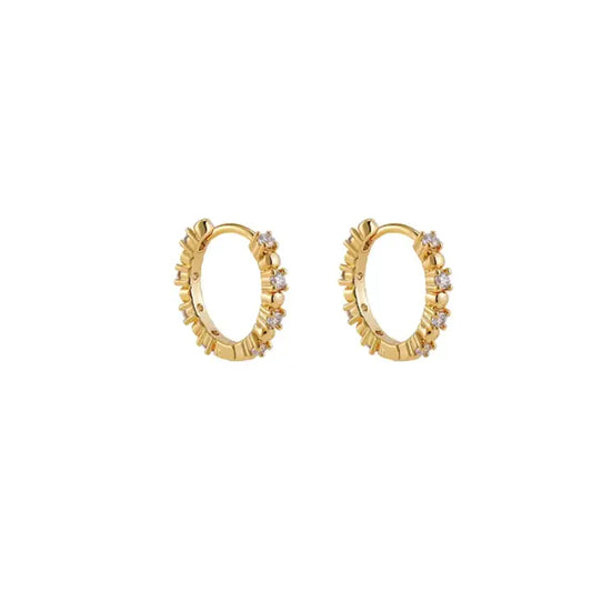 Cola Gold Hoop Earrings