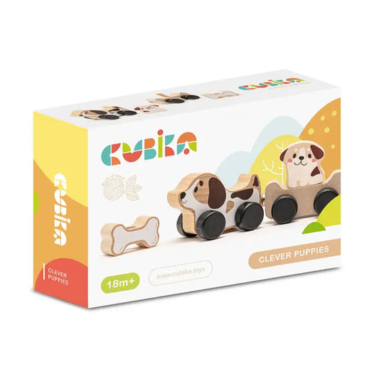 Cubika Wooden Toy Clever Puppies