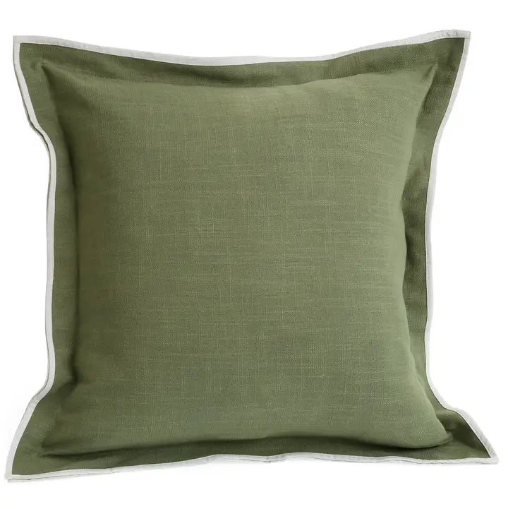 Green Cotton 20x20 pillow