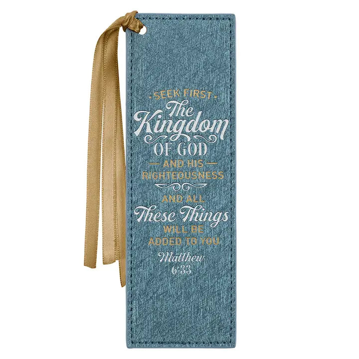 Scripture Faux Leather Bookmarks