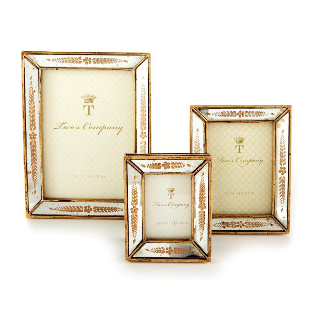 Gold Leaf Floral Frame