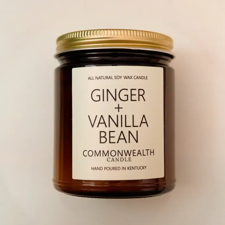 Ginger Vanilla Bean Candle 8oz