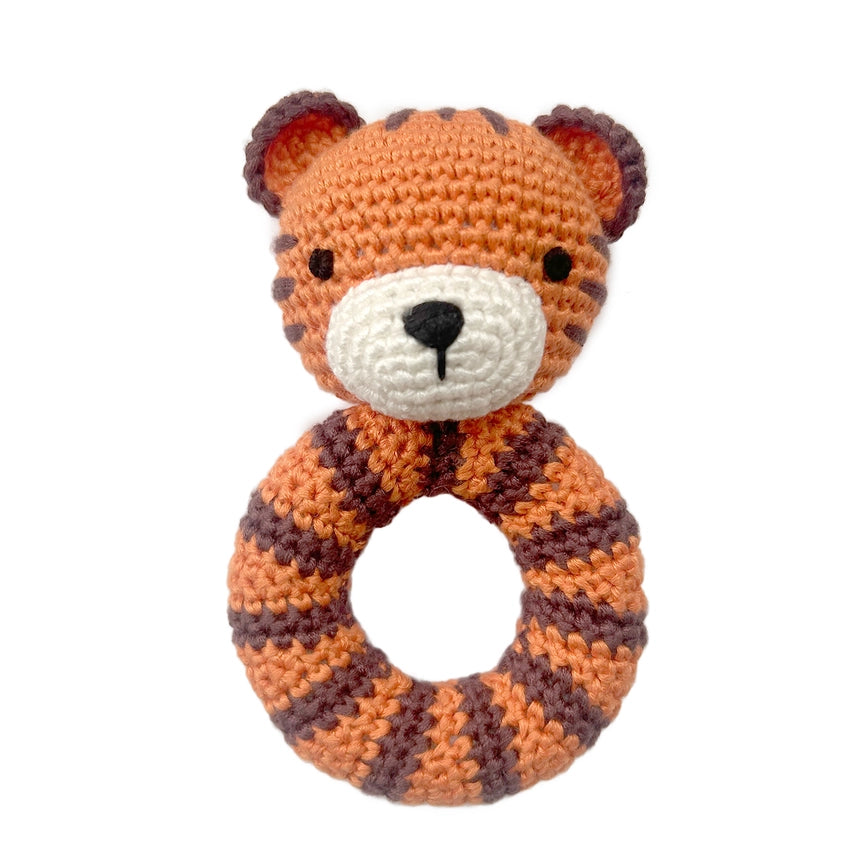 Hand Crocheted Ring Rattle Collection