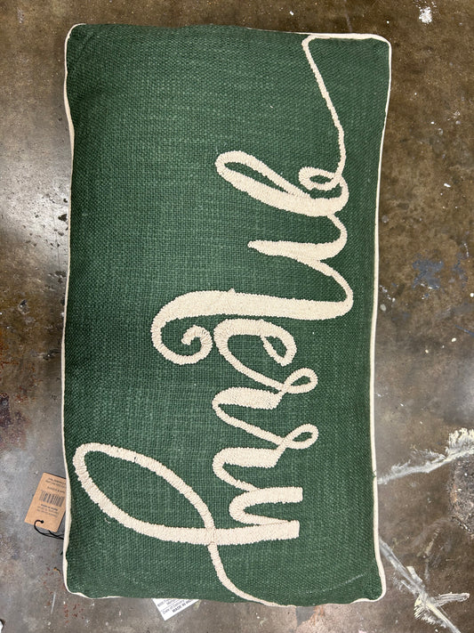 Green Merry Pillow