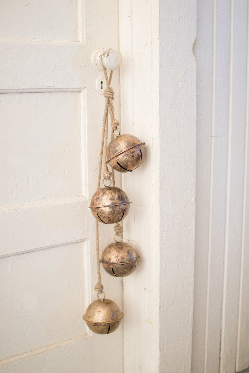 String of Brass Bells