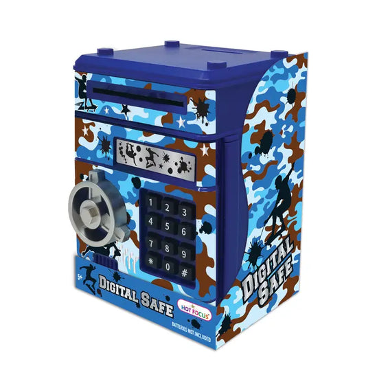 Blue Camo Digital Safe