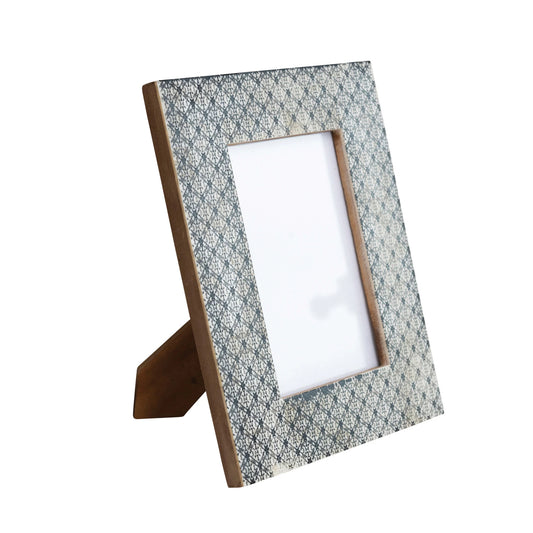 Charcoal Frame with Pattern