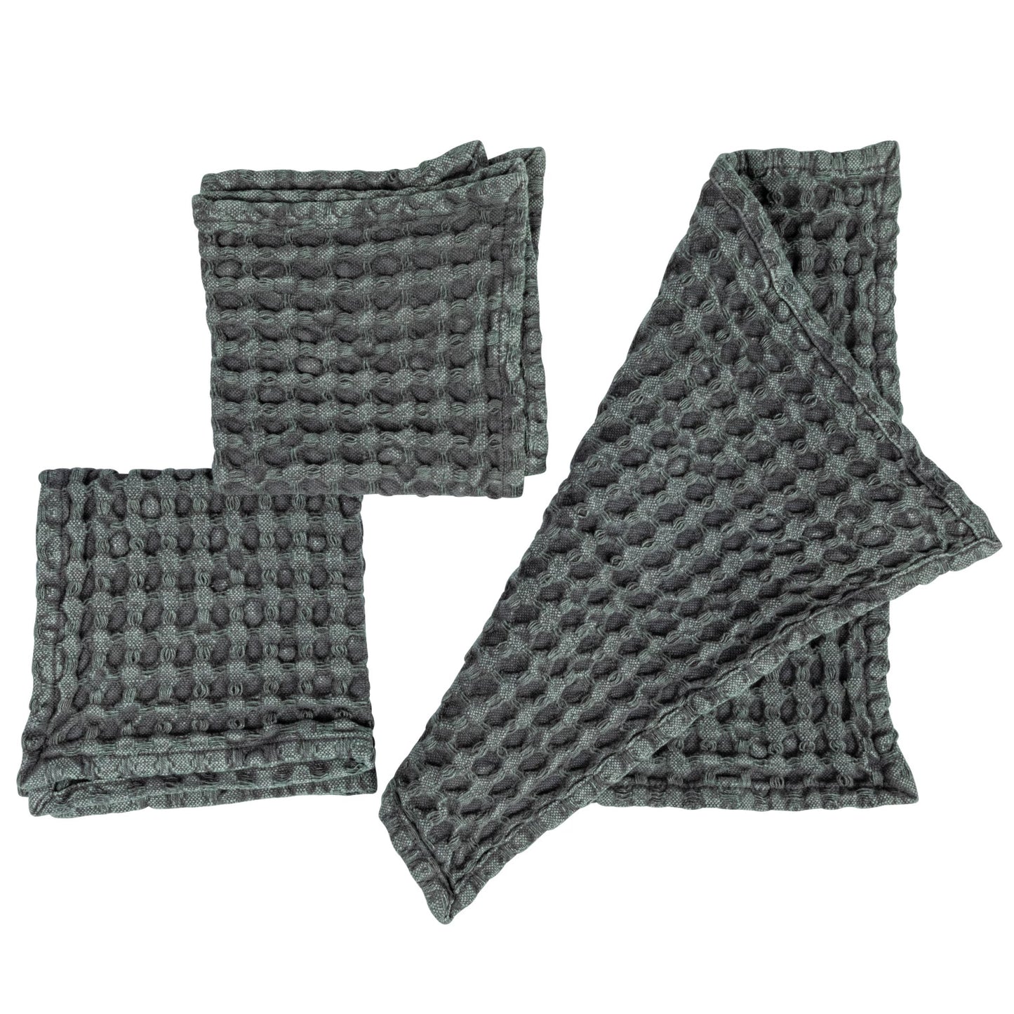 Stonewash Waffle Dish Cloths