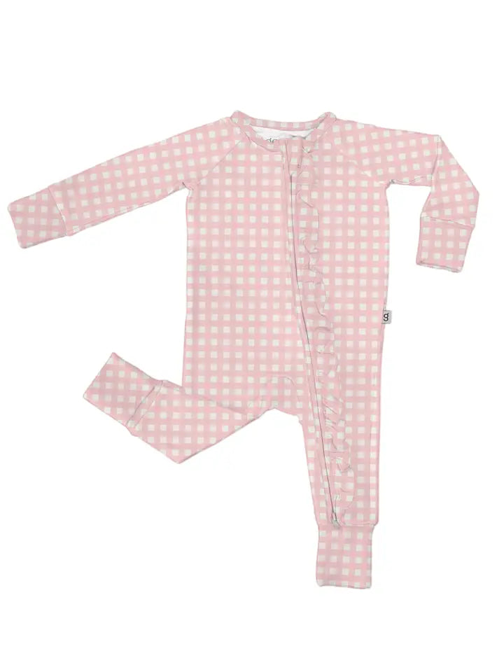 Pink Gingham Sleepers