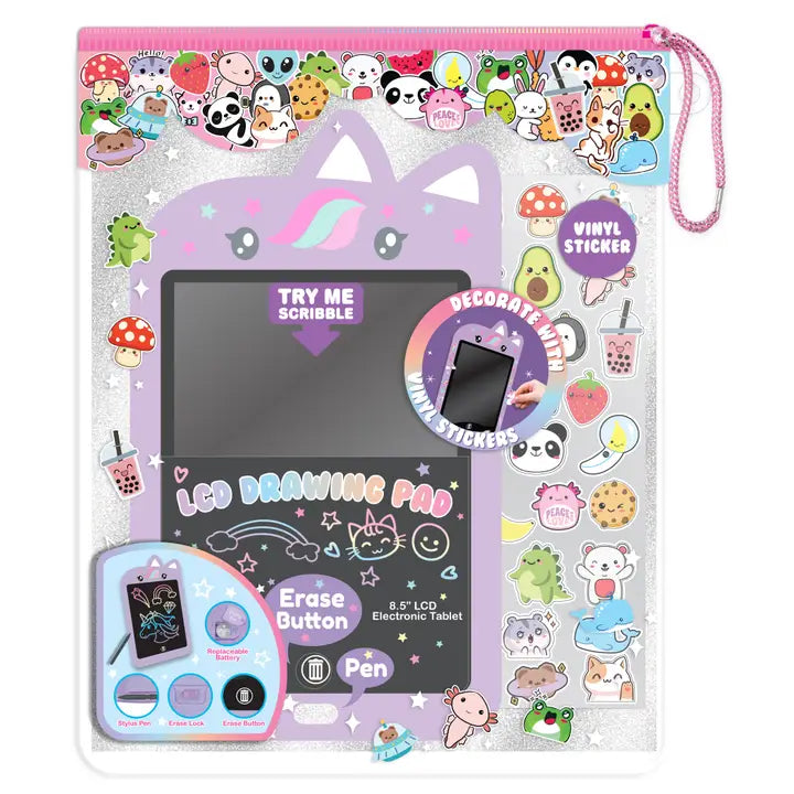 LCD Drawing Purple Critter Pad