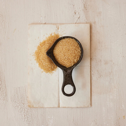 Brown Stoneware Spout Dish
