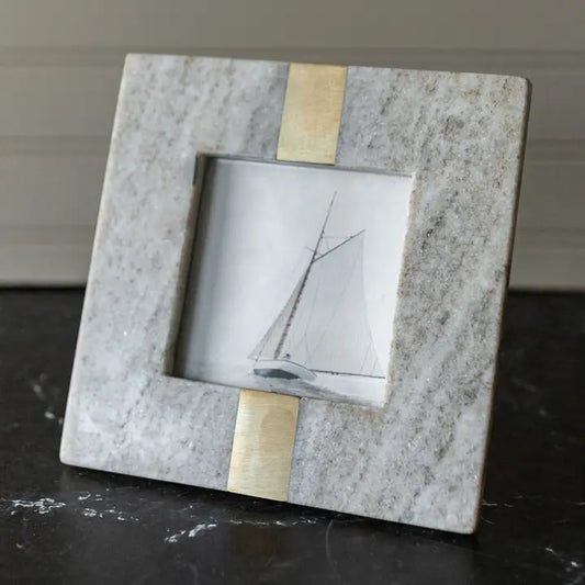 Beige Marble Frame 4x4
