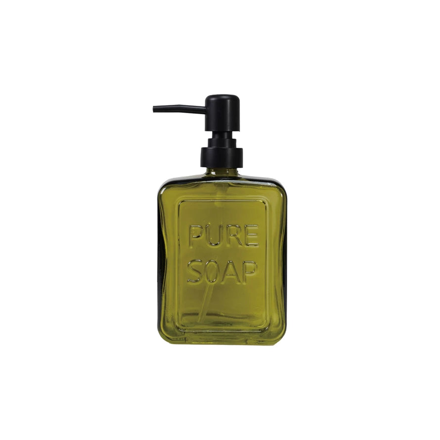 Pure Soap Olive Green Dispenser