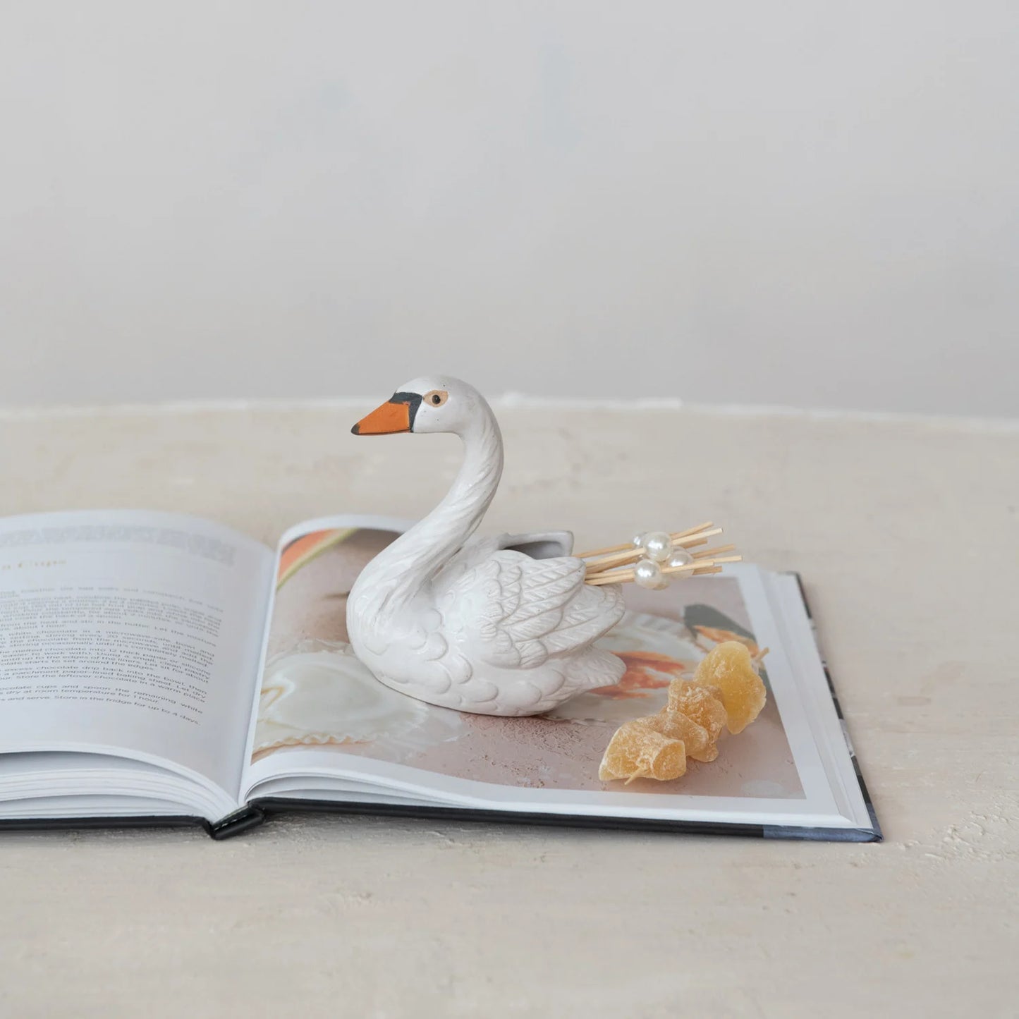 Swan Toothpick Holder