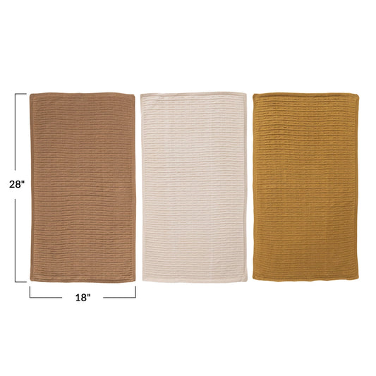 Cotton Knit Tea Towel
