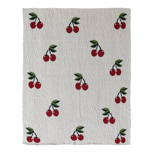 Cherry Baby Blanket