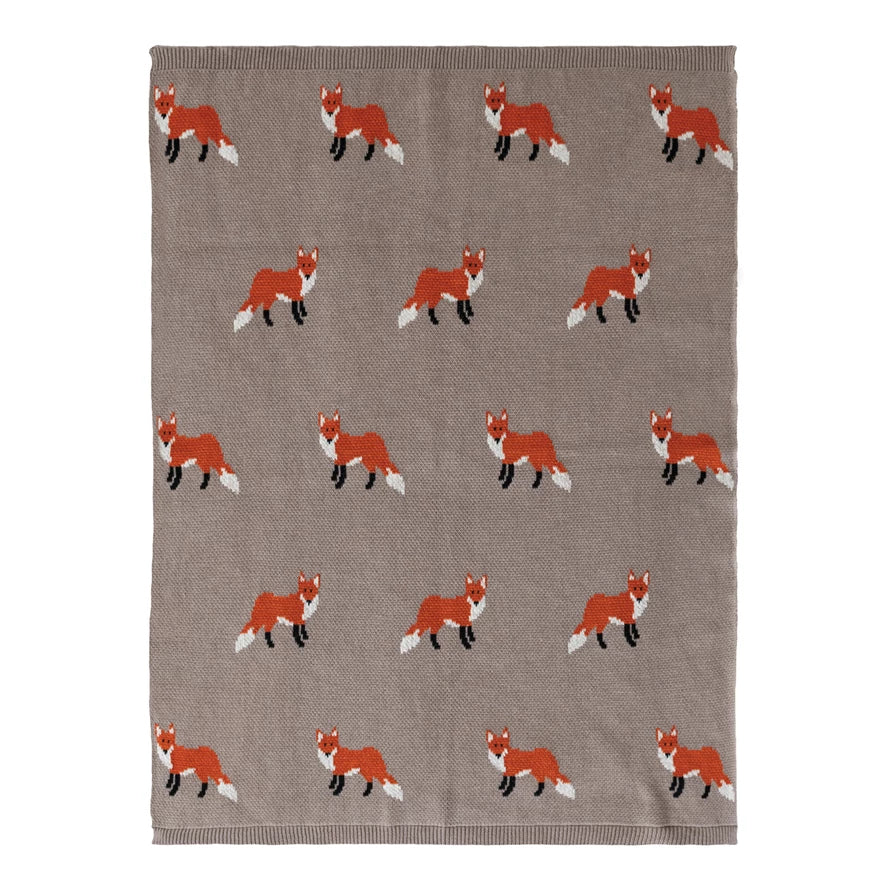 Fox Baby Blanket