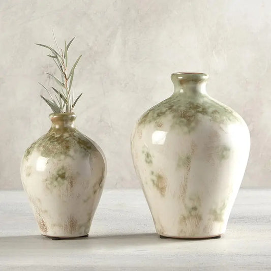 Sage Cream Vase