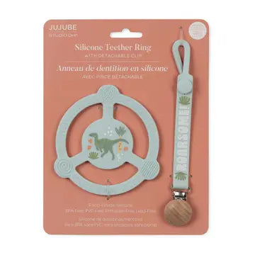 Teether Ring with Detachable Clip
