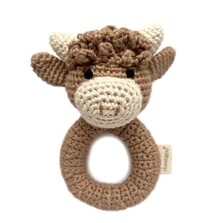 Hand Crocheted Ring Rattle Collection