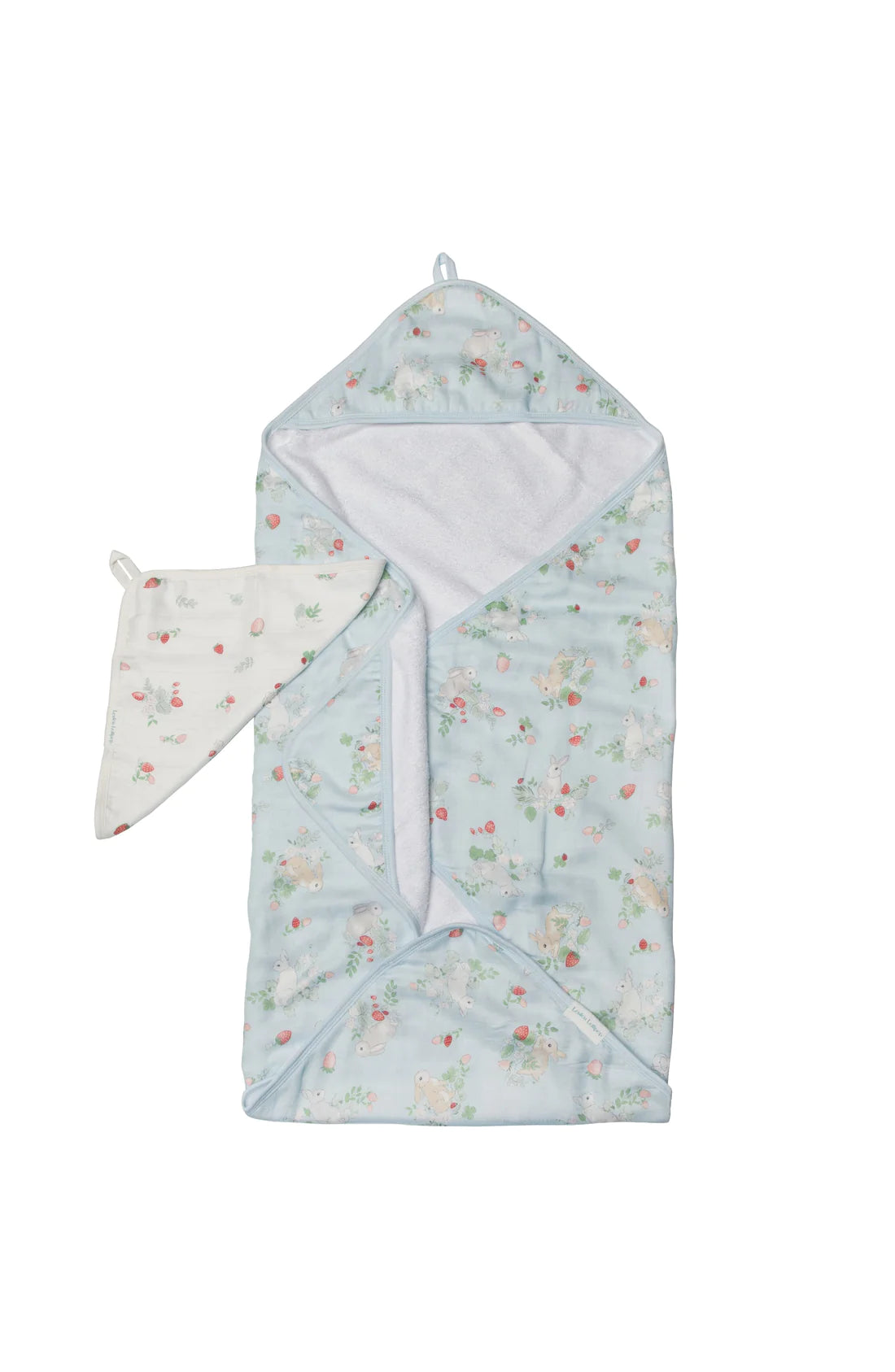 LouLou Lollipop Some Bunny Loves You Hooded Towel Set