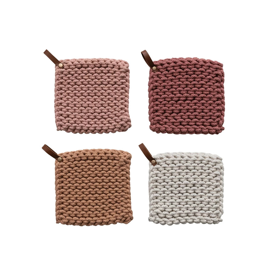 Leather Loop Potholder