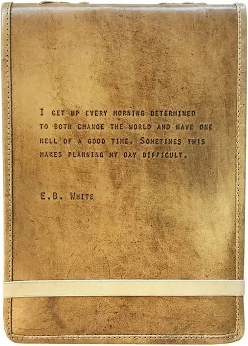 E. B. White Leather Journal